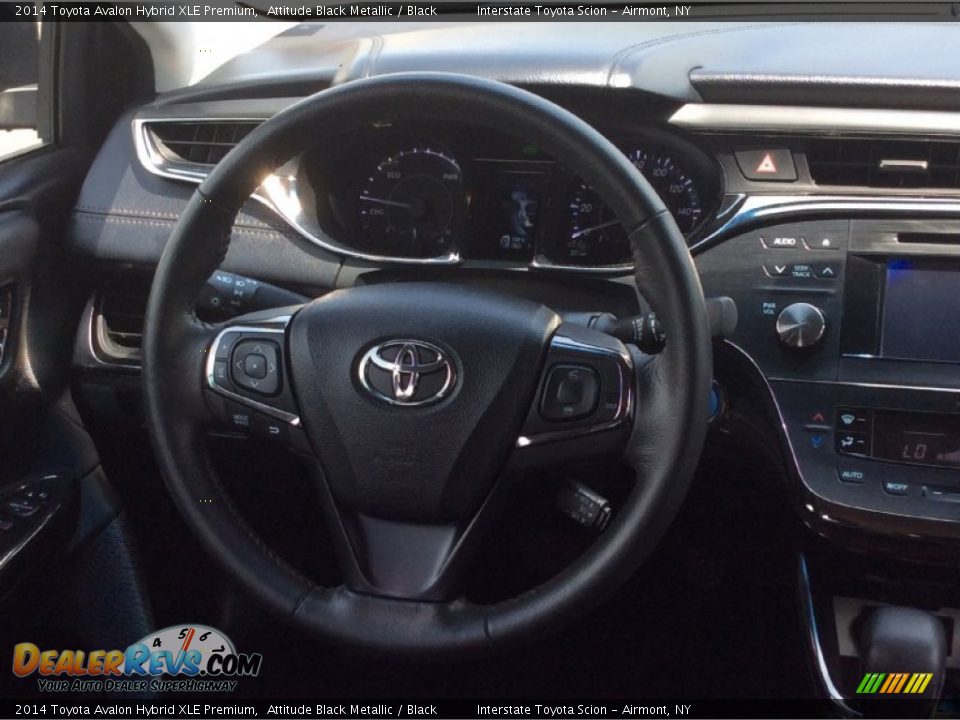2014 Toyota Avalon Hybrid XLE Premium Attitude Black Metallic / Black Photo #12
