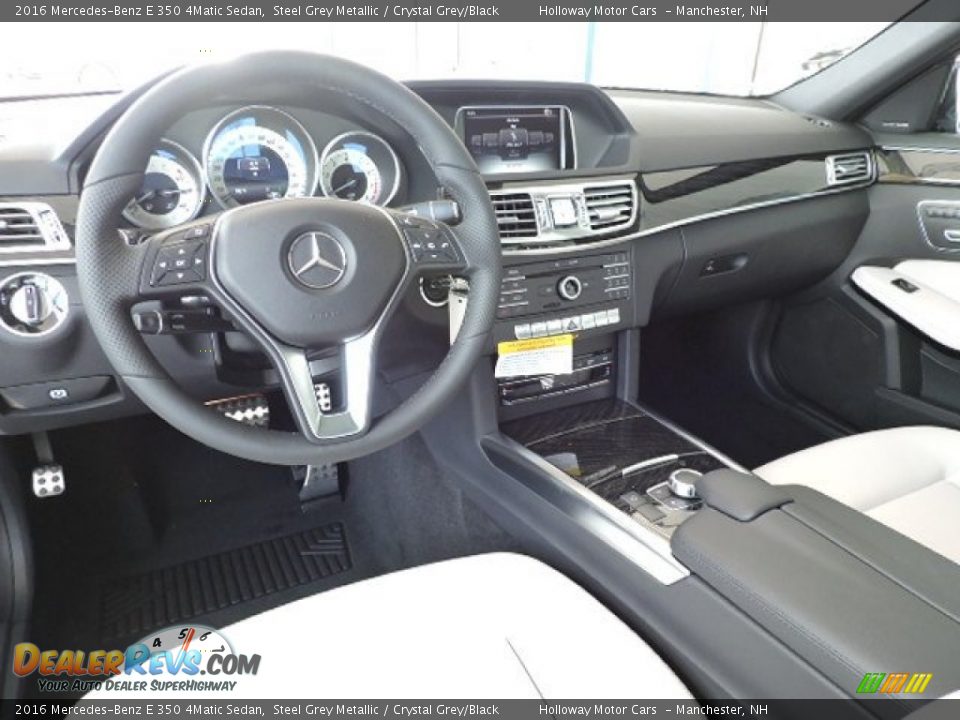 Crystal Grey/Black Interior - 2016 Mercedes-Benz E 350 4Matic Sedan Photo #9