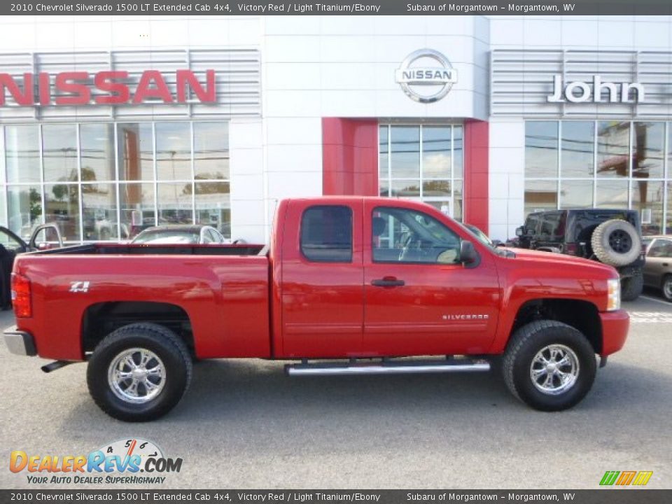 2010 Chevrolet Silverado 1500 LT Extended Cab 4x4 Victory Red / Light Titanium/Ebony Photo #3
