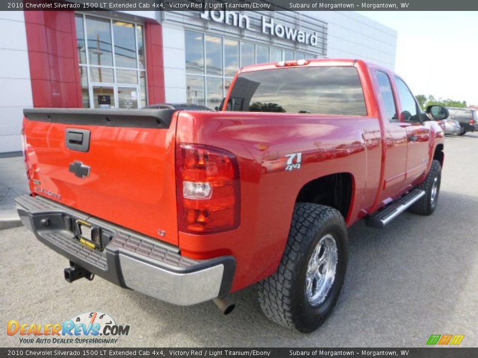 2010 Chevrolet Silverado 1500 LT Extended Cab 4x4 Victory Red / Light Titanium/Ebony Photo #5