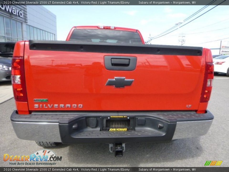2010 Chevrolet Silverado 1500 LT Extended Cab 4x4 Victory Red / Light Titanium/Ebony Photo #6