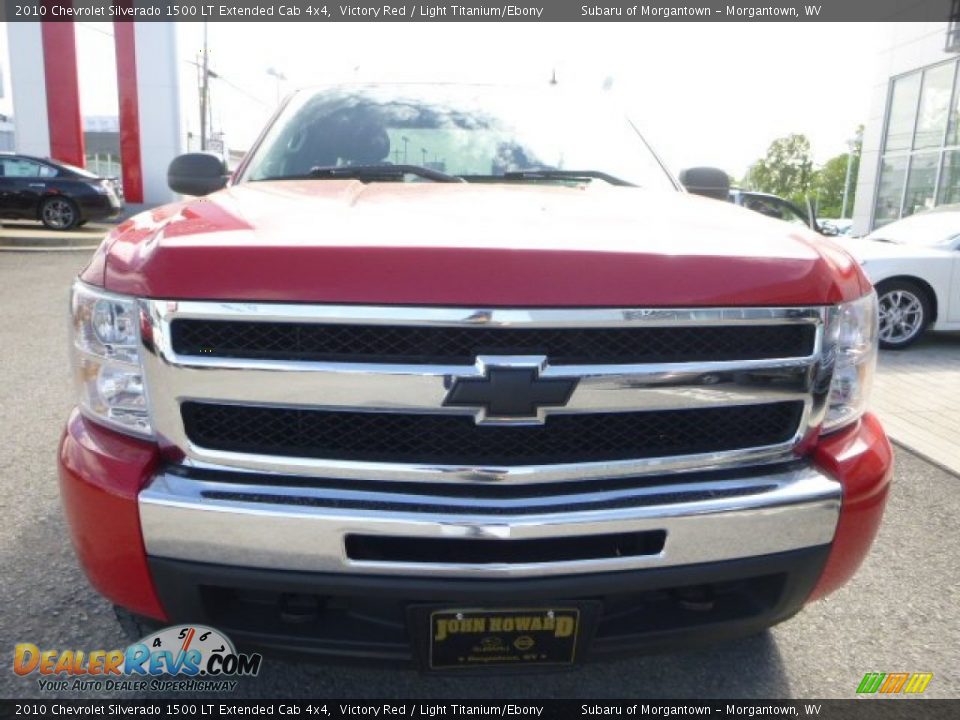 2010 Chevrolet Silverado 1500 LT Extended Cab 4x4 Victory Red / Light Titanium/Ebony Photo #11