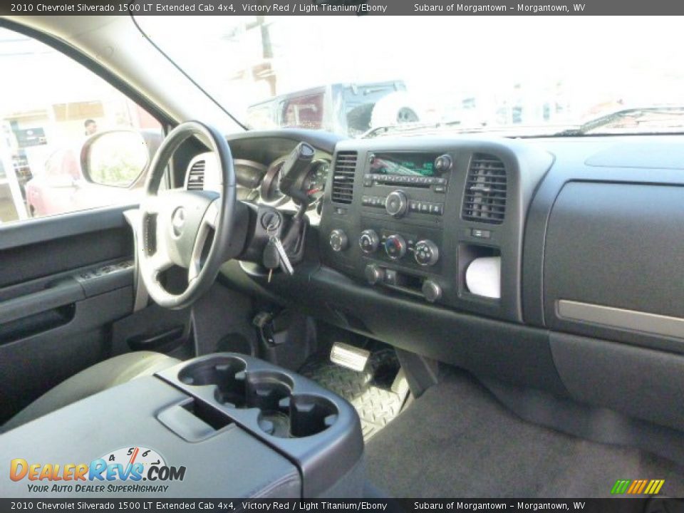 2010 Chevrolet Silverado 1500 LT Extended Cab 4x4 Victory Red / Light Titanium/Ebony Photo #14