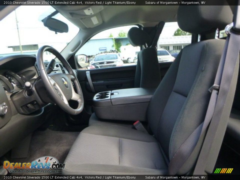 2010 Chevrolet Silverado 1500 LT Extended Cab 4x4 Victory Red / Light Titanium/Ebony Photo #16