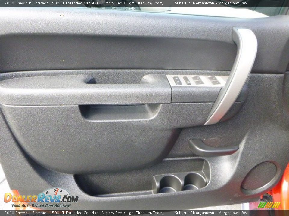 2010 Chevrolet Silverado 1500 LT Extended Cab 4x4 Victory Red / Light Titanium/Ebony Photo #18