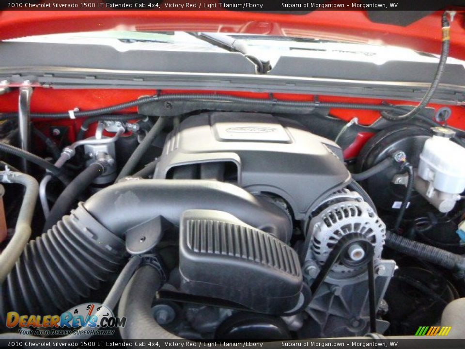 2010 Chevrolet Silverado 1500 LT Extended Cab 4x4 Victory Red / Light Titanium/Ebony Photo #19