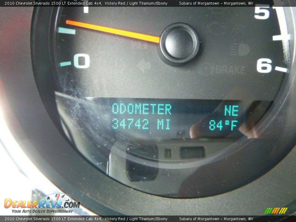 2010 Chevrolet Silverado 1500 LT Extended Cab 4x4 Victory Red / Light Titanium/Ebony Photo #20