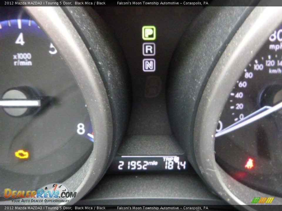 2012 Mazda MAZDA3 i Touring 5 Door Black Mica / Black Photo #5