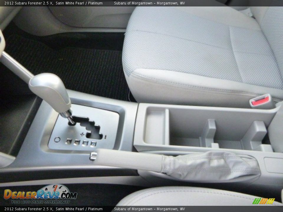 2012 Subaru Forester 2.5 X Satin White Pearl / Platinum Photo #19