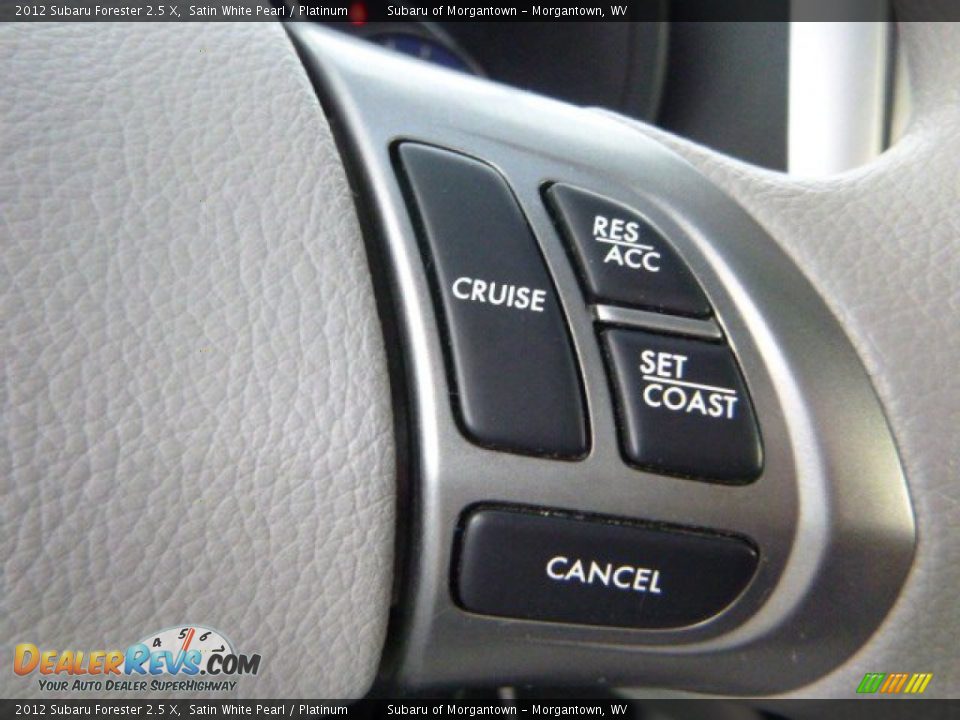 2012 Subaru Forester 2.5 X Satin White Pearl / Platinum Photo #22