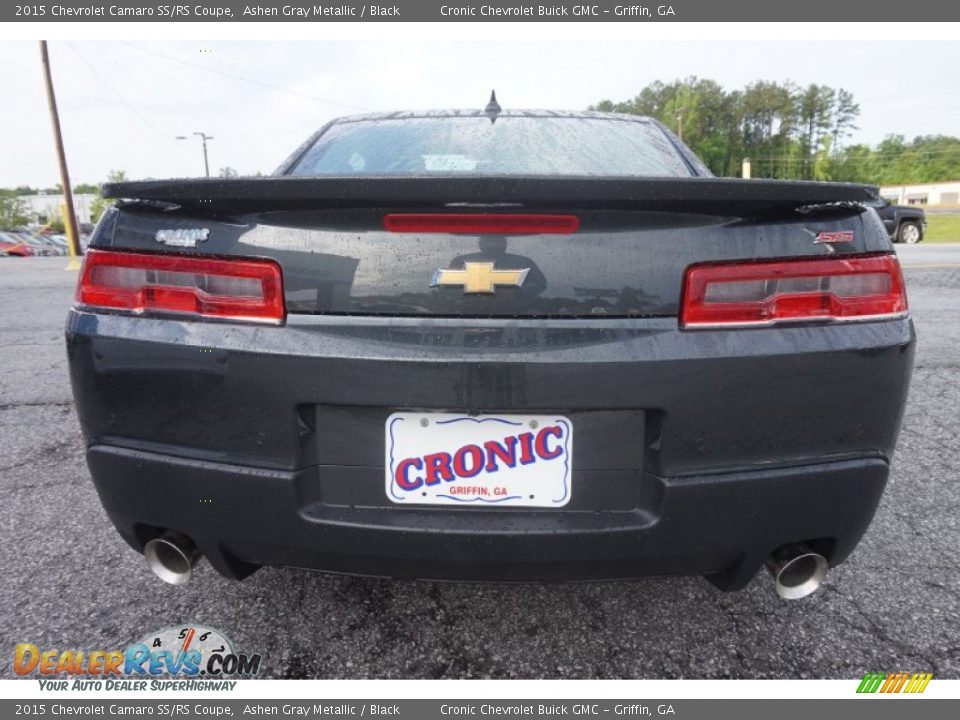 2015 Chevrolet Camaro SS/RS Coupe Ashen Gray Metallic / Black Photo #6