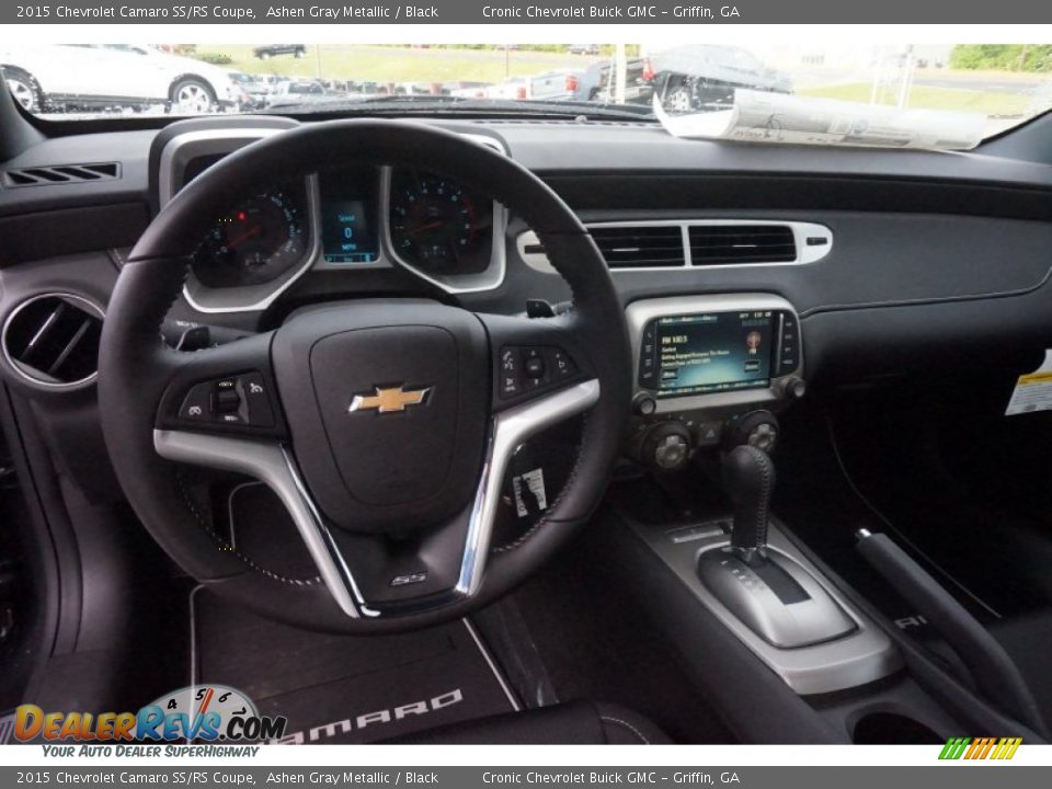 2015 Chevrolet Camaro SS/RS Coupe Ashen Gray Metallic / Black Photo #10