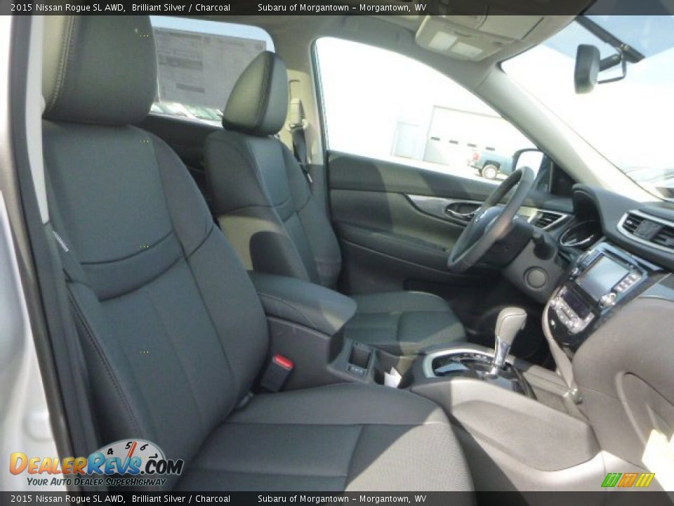 2015 Nissan Rogue SL AWD Brilliant Silver / Charcoal Photo #9