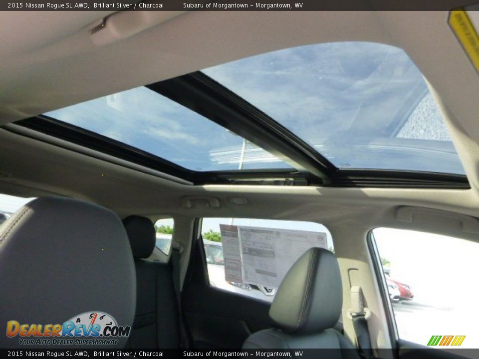 2015 Nissan Rogue SL AWD Brilliant Silver / Charcoal Photo #10