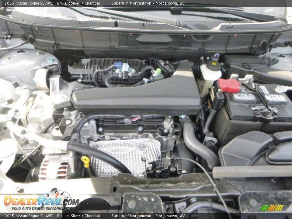 2015 Nissan Rogue SL AWD Brilliant Silver / Charcoal Photo #16