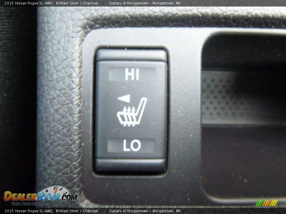 2015 Nissan Rogue SL AWD Brilliant Silver / Charcoal Photo #17