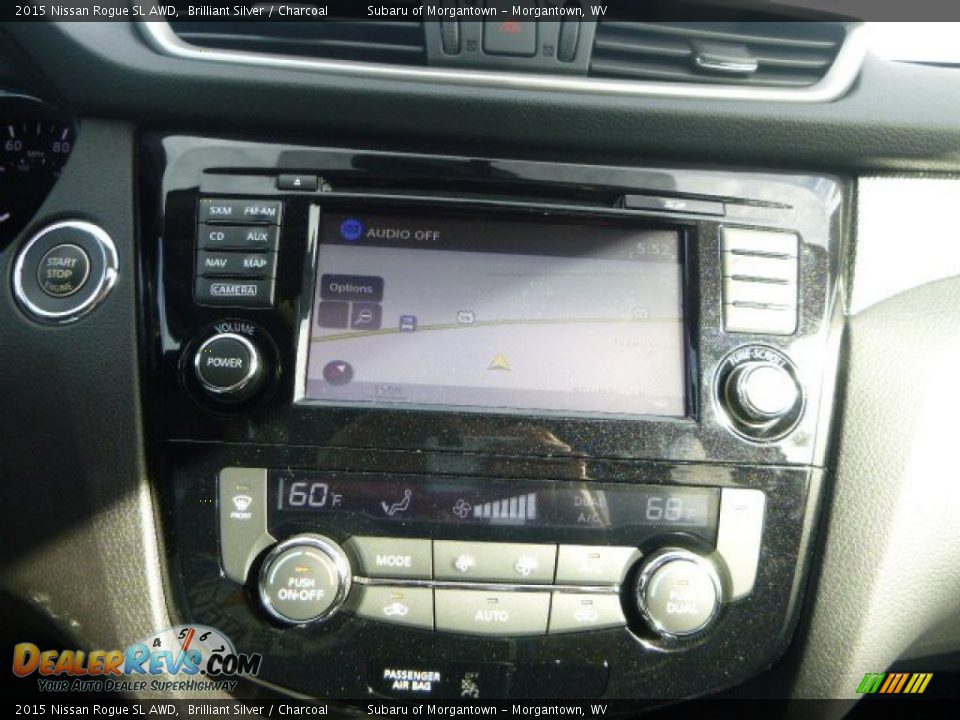 2015 Nissan Rogue SL AWD Brilliant Silver / Charcoal Photo #18