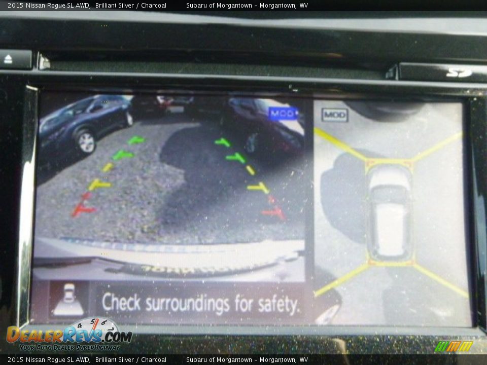 2015 Nissan Rogue SL AWD Brilliant Silver / Charcoal Photo #20