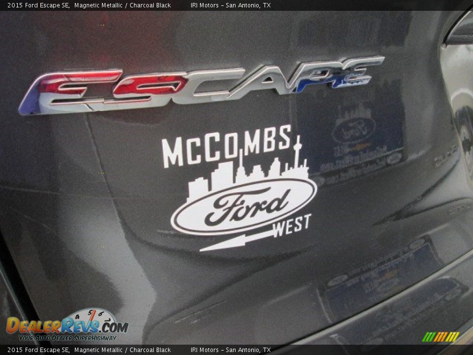 2015 Ford Escape SE Magnetic Metallic / Charcoal Black Photo #11