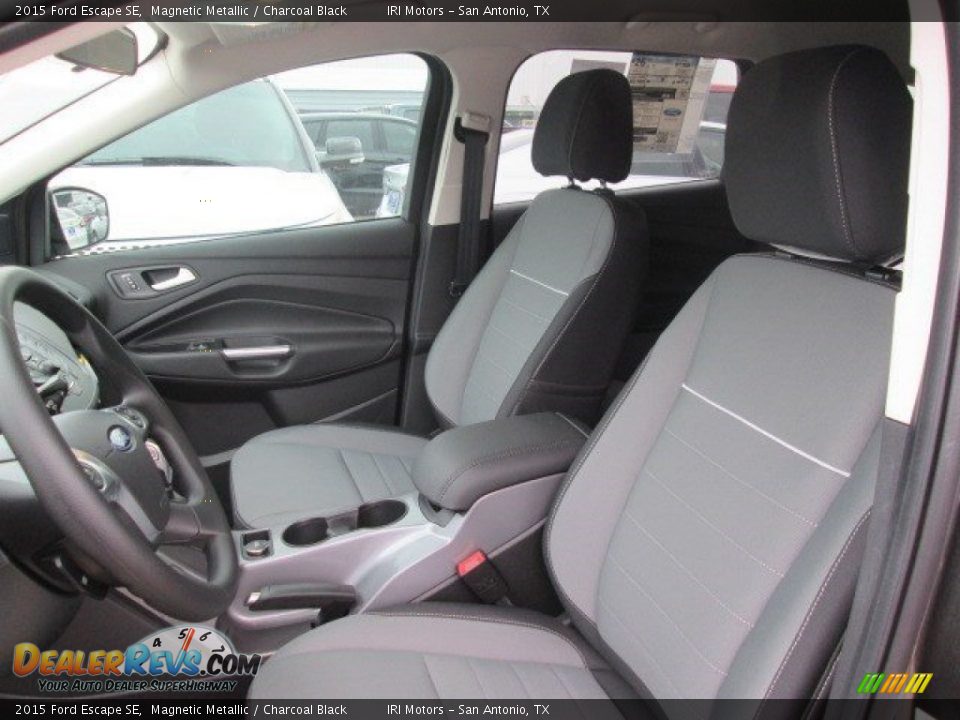 2015 Ford Escape SE Magnetic Metallic / Charcoal Black Photo #15