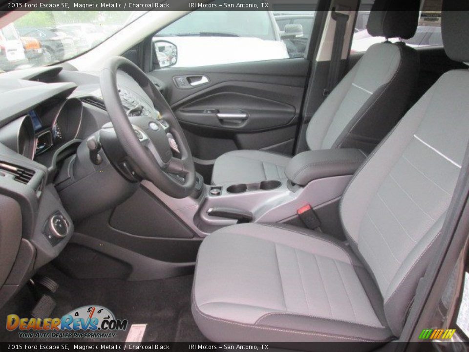 2015 Ford Escape SE Magnetic Metallic / Charcoal Black Photo #16