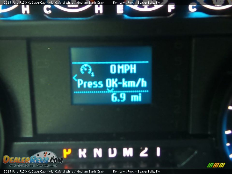2015 Ford F150 XL SuperCab 4x4 Oxford White / Medium Earth Gray Photo #19