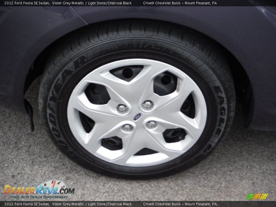 2012 Ford Fiesta SE Sedan Violet Grey Metallic / Light Stone/Charcoal Black Photo #3