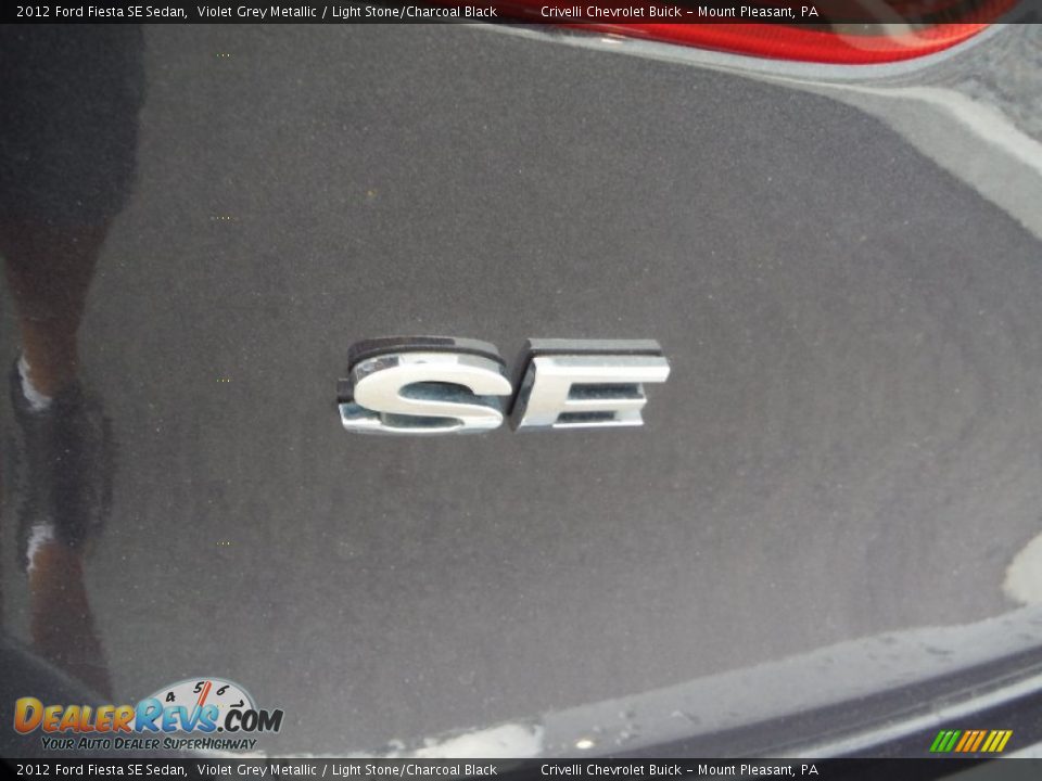 2012 Ford Fiesta SE Sedan Violet Grey Metallic / Light Stone/Charcoal Black Photo #10