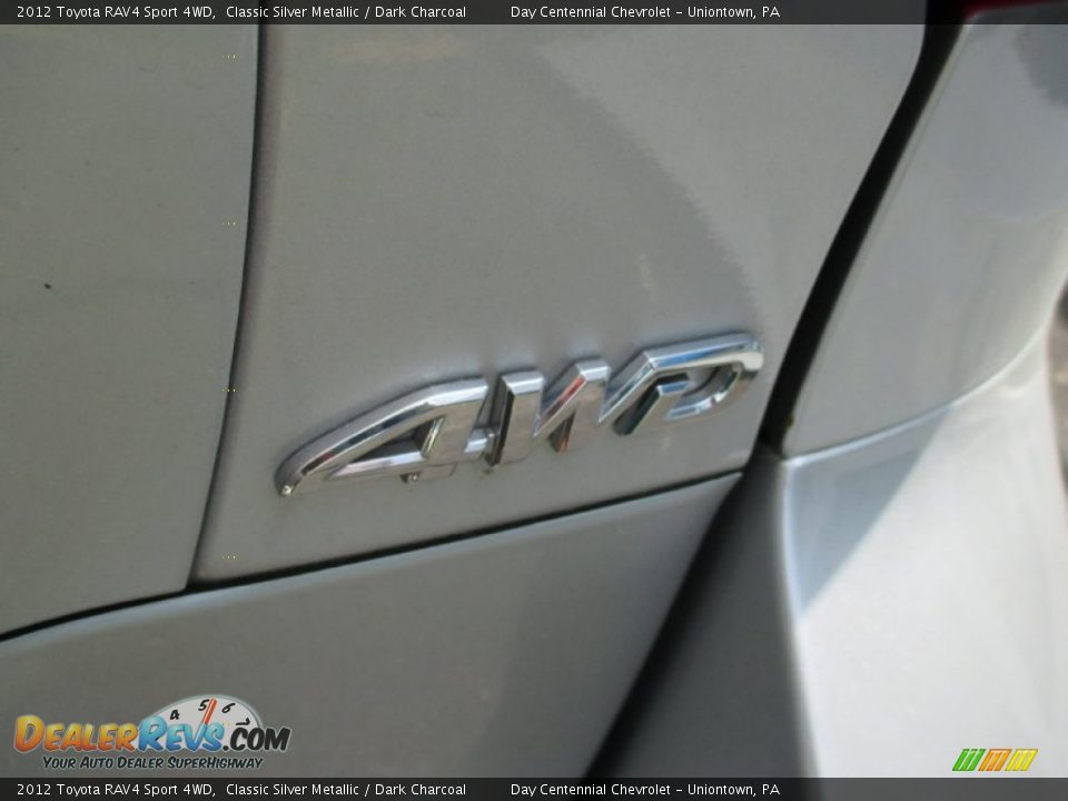 2012 Toyota RAV4 Sport 4WD Classic Silver Metallic / Dark Charcoal Photo #6