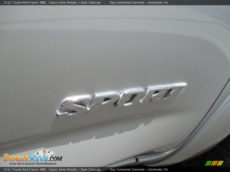 2012 Toyota RAV4 Sport 4WD Classic Silver Metallic / Dark Charcoal Photo #9