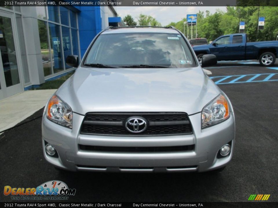2012 Toyota RAV4 Sport 4WD Classic Silver Metallic / Dark Charcoal Photo #12