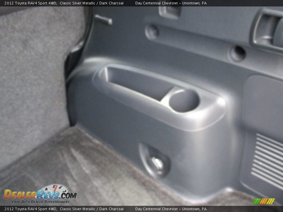 2012 Toyota RAV4 Sport 4WD Classic Silver Metallic / Dark Charcoal Photo #16