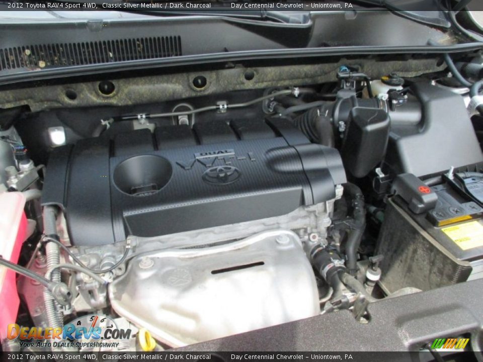 2012 Toyota RAV4 Sport 4WD Classic Silver Metallic / Dark Charcoal Photo #17