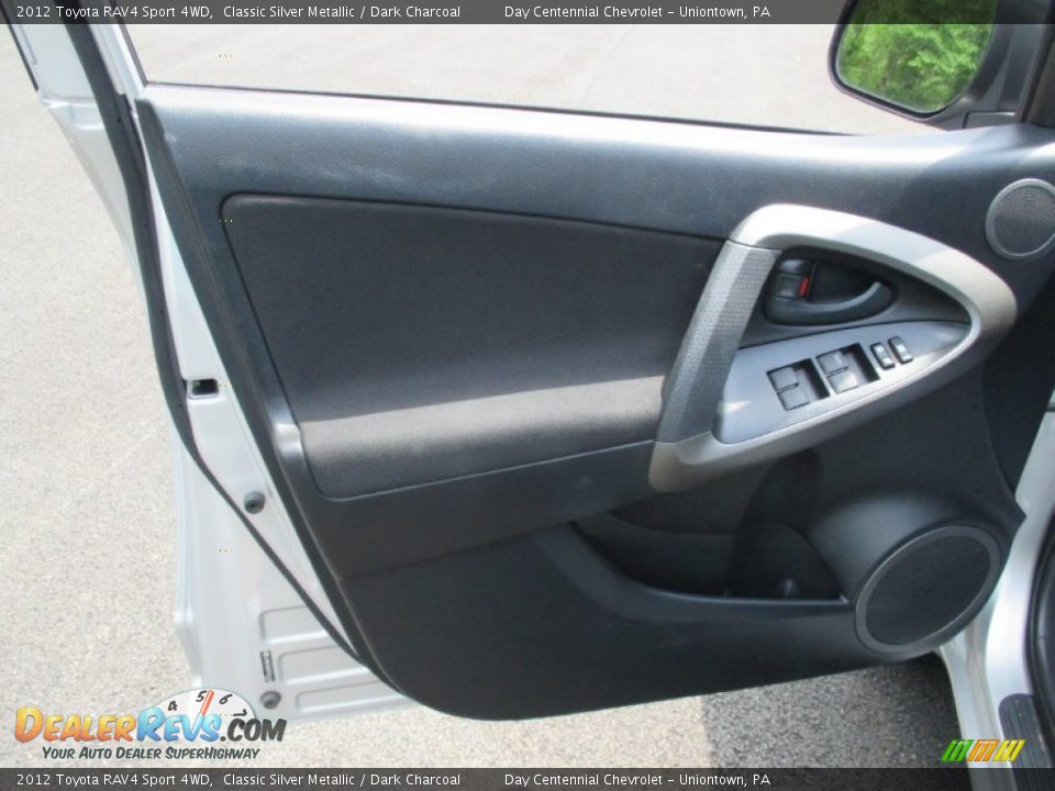 2012 Toyota RAV4 Sport 4WD Classic Silver Metallic / Dark Charcoal Photo #18