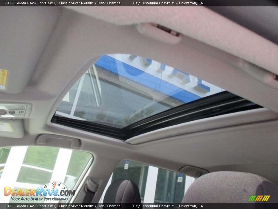 2012 Toyota RAV4 Sport 4WD Classic Silver Metallic / Dark Charcoal Photo #19
