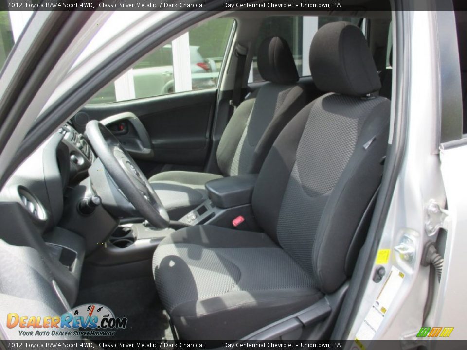 2012 Toyota RAV4 Sport 4WD Classic Silver Metallic / Dark Charcoal Photo #20