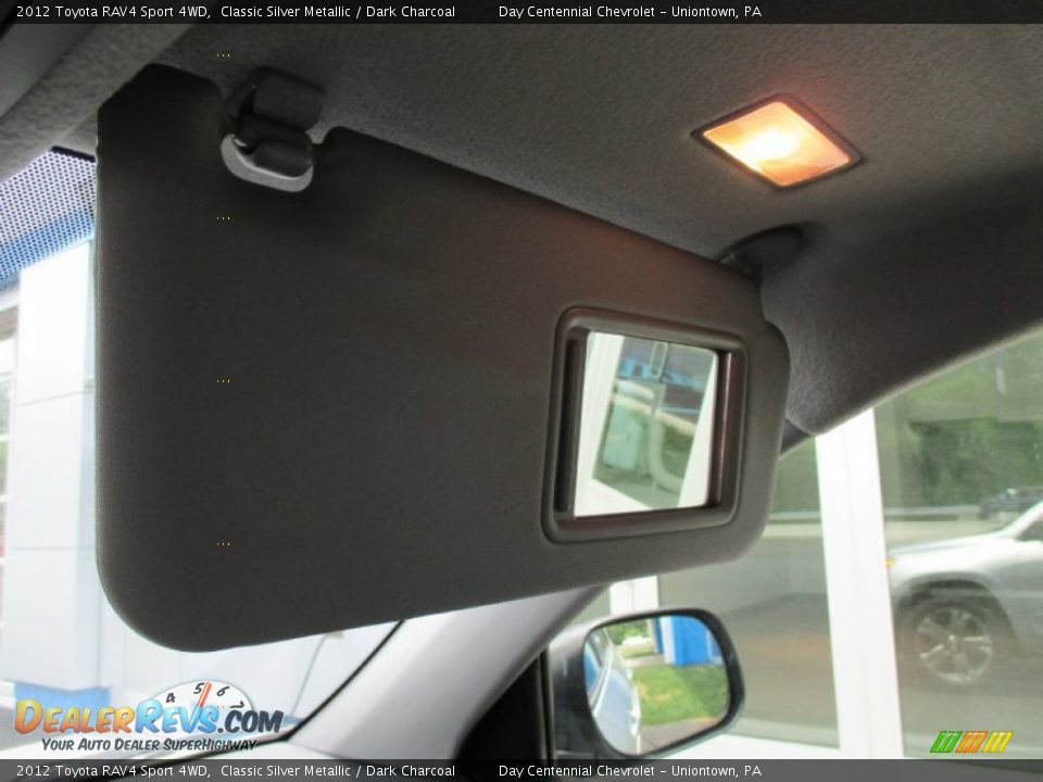 2012 Toyota RAV4 Sport 4WD Classic Silver Metallic / Dark Charcoal Photo #28