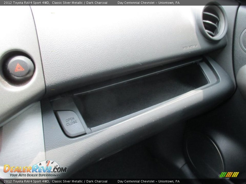 2012 Toyota RAV4 Sport 4WD Classic Silver Metallic / Dark Charcoal Photo #29