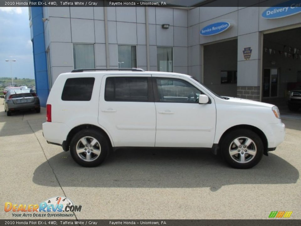2010 Honda Pilot EX-L 4WD Taffeta White / Gray Photo #2