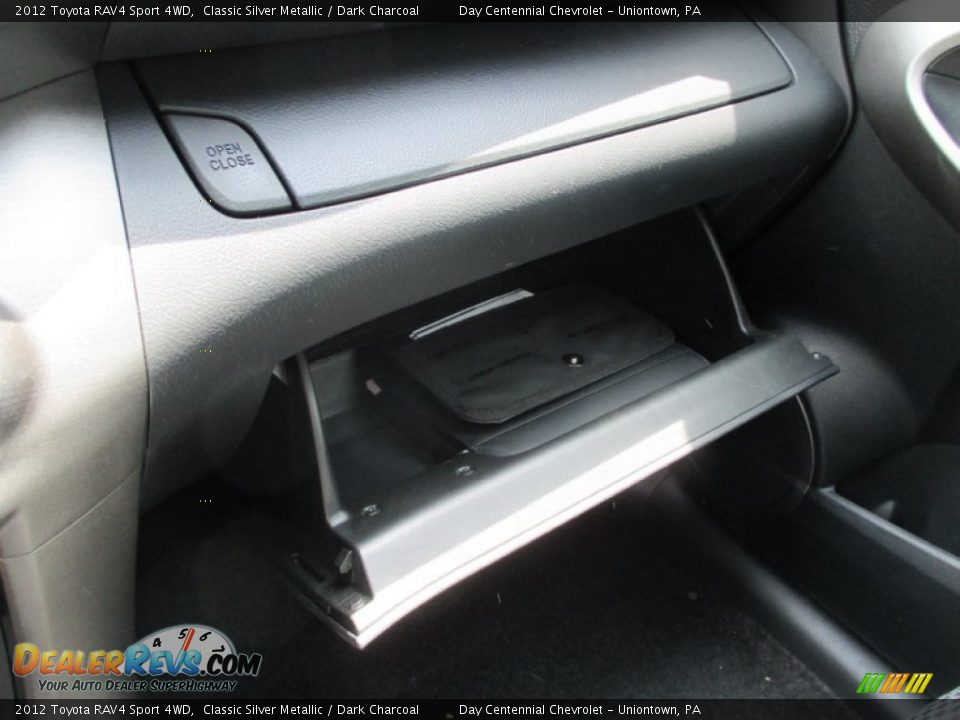 2012 Toyota RAV4 Sport 4WD Classic Silver Metallic / Dark Charcoal Photo #31
