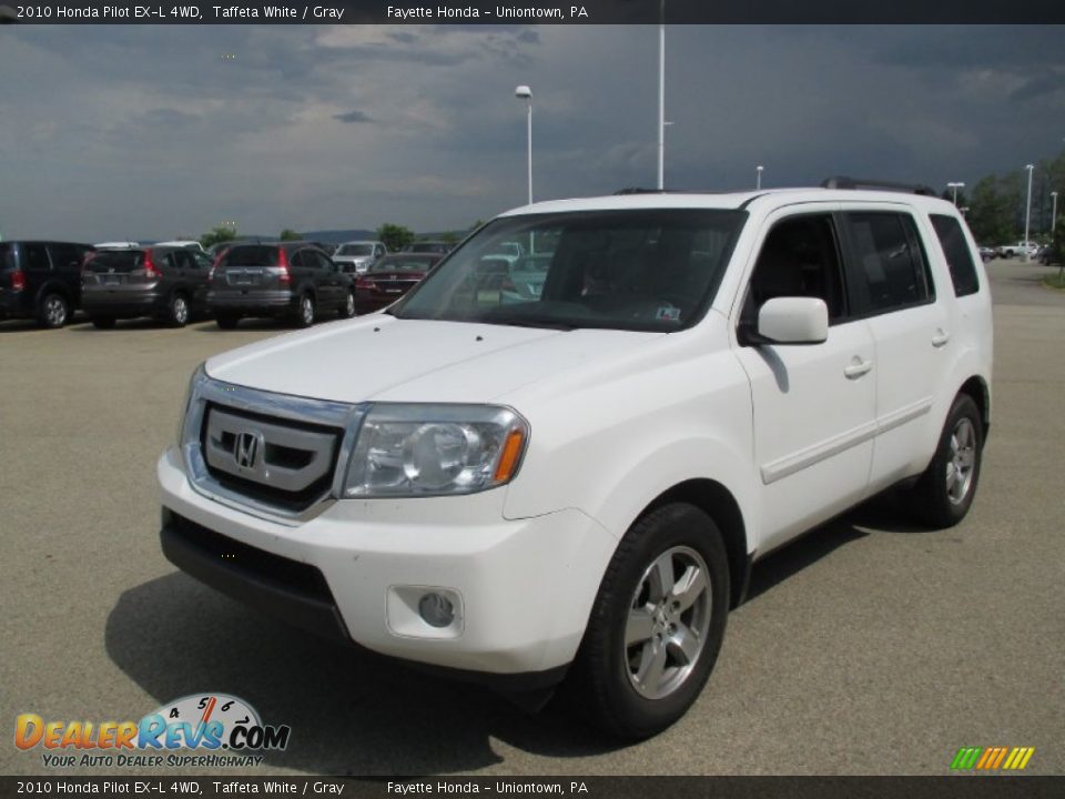 2010 Honda Pilot EX-L 4WD Taffeta White / Gray Photo #5