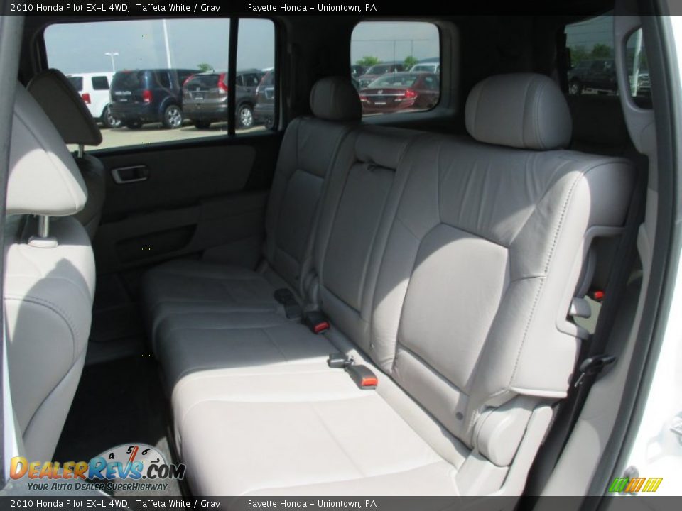 2010 Honda Pilot EX-L 4WD Taffeta White / Gray Photo #8