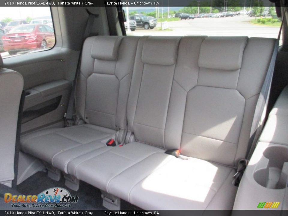 2010 Honda Pilot EX-L 4WD Taffeta White / Gray Photo #10