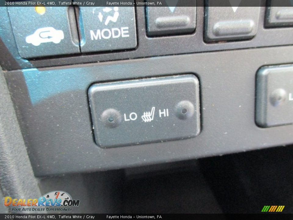 2010 Honda Pilot EX-L 4WD Taffeta White / Gray Photo #15