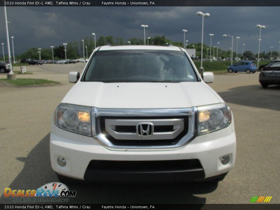 2010 Honda Pilot EX-L 4WD Taffeta White / Gray Photo #20