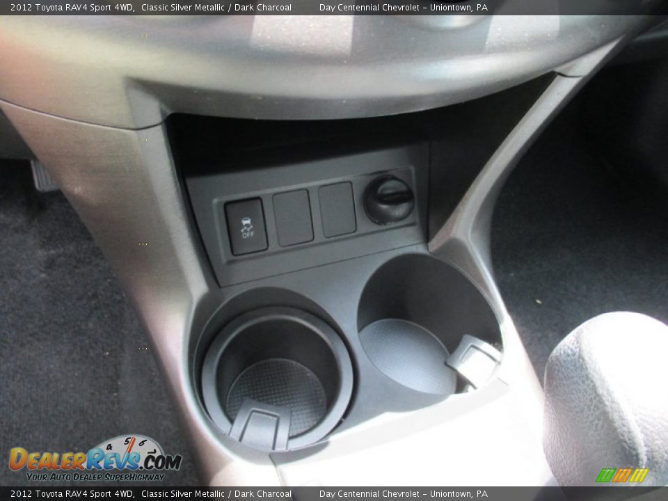 2012 Toyota RAV4 Sport 4WD Classic Silver Metallic / Dark Charcoal Photo #33