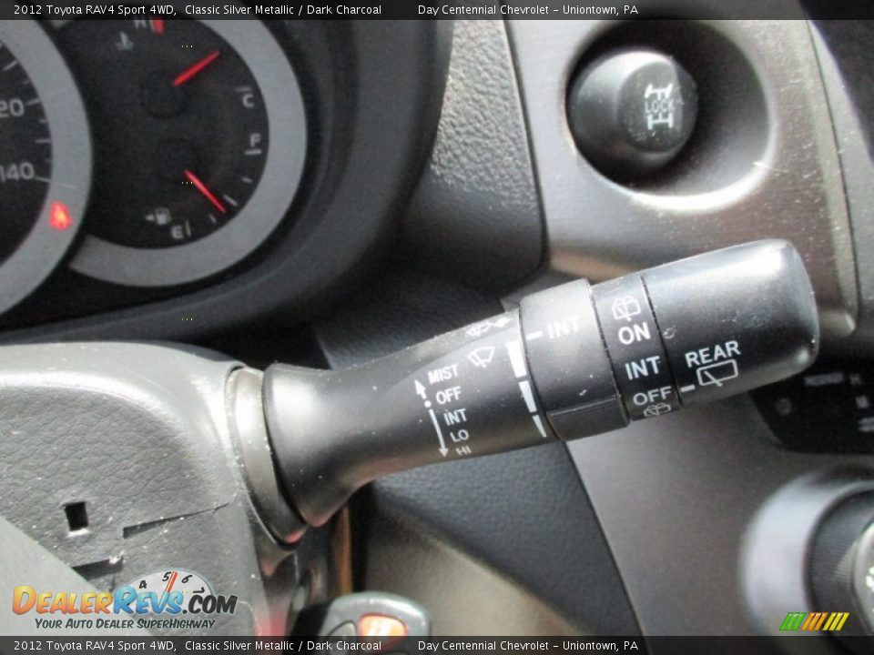 2012 Toyota RAV4 Sport 4WD Classic Silver Metallic / Dark Charcoal Photo #35