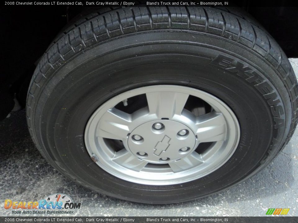 2008 Chevrolet Colorado LT Extended Cab Dark Gray Metallic / Ebony Photo #22