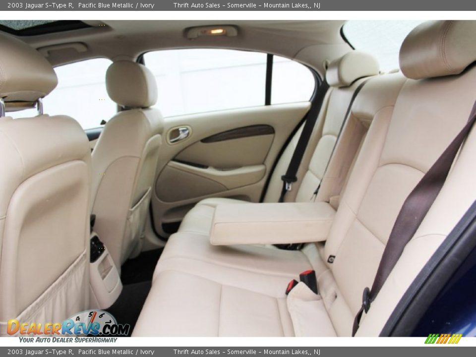 Rear Seat of 2003 Jaguar S-Type R Photo #18