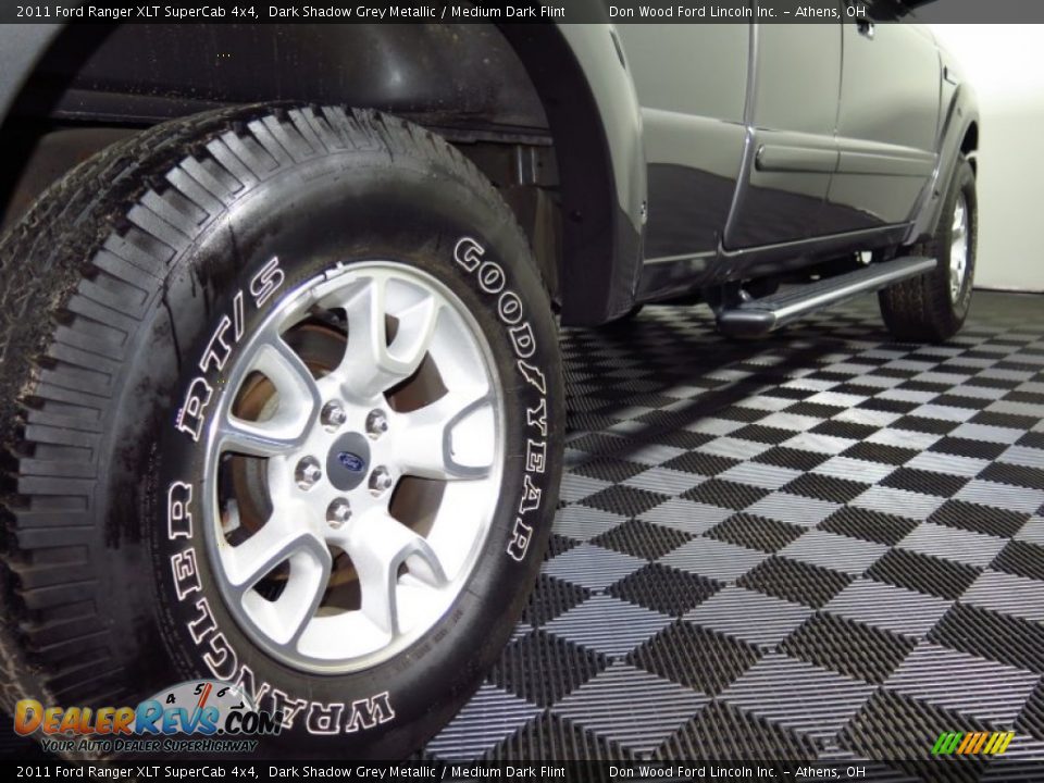 2011 Ford Ranger XLT SuperCab 4x4 Dark Shadow Grey Metallic / Medium Dark Flint Photo #4